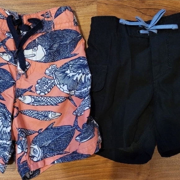 Janie and Jack Swim Janie Jack Hurley Baby Boy 2 Months Swim Trunks